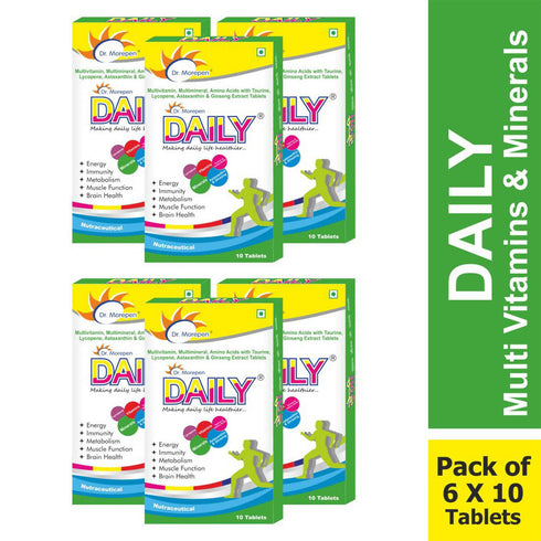 Dr. Morepen Daily Multivitamin Tablets for Women And Men Multivitamins & Minerals Supplement